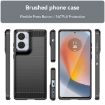 Motorola S50 Neo Black Carbon Fiber Brushed TPU Phone Case - 2