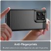 Moto G 5G 2025 Black Carbon Fiber TPU Phone Case - 5