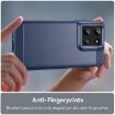 Moto G Play 2025 Blue Carbon Fiber Brushed TPU Phone Case - 5