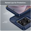 Moto G Play 2025 Blue Carbon Fiber Brushed TPU Phone Case - 6