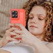 Moto G Power 2025 Red Carbon Fiber Brushed TPU Phone Case - 7