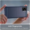Moto G Power 2023 Blue Carbon Fiber Brushed TPU Case - 5