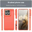 Motorola Edge 5G 2025 Red Carbon Fiber Brushed TPU Phone Case - 2
