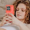 Motorola Edge 5G 2025 Red Carbon Fiber Brushed TPU Phone Case - 7