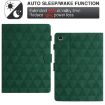Samsung Galaxy Tab A7 10.4 2022/2020 Green Leather Tablet Case - 7