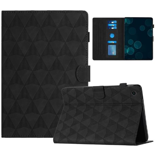 Samsung Galaxy Tab A8 10.5 2021/2022 Leather Tablet Case Black - 1