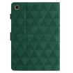 Samsung Galaxy Tab A7 Lite T220 Green Diamond Texture Leather Case - 4