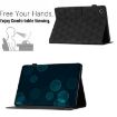 Samsung Galaxy Tab A7 Lite T220 Black Diamond Texture Leather Case - 6