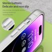 iPhone 14 Pro MagSafe Frosted Translucent TPU PC Case White Full Coverage - 7