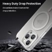 iPhone 14 Pro MagSafe Frosted Translucent TPU PC Case White Full Coverage - 8