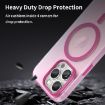 iPhone 14 Pro MagSafe Frosted Translucent Pink TPU + PC Case - 8