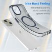 iPhone 14 MagSafe Frosted Translucent TPU + PC Case Dark Blue - 3