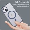 iPhone 14 MagSafe Frosted Translucent TPU + PC Case Dark Blue - 4