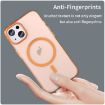 iPhone 14 MagSafe Frosted Translucent TPU + PC Case - Orange Cover - 4