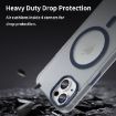 iPhone 14 Plus MagSafe Frosted Translucent TPU PC Case Dark Blue - 8