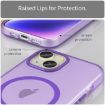 iPhone 14 Plus MagSafe Frosted Translucent TPU PC Case Dark Purple - 5