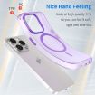 iPhone 15 Pro MagSafe Frosted Translucent TPU PC Case Dark Purple - 3