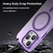 iPhone 15 Pro MagSafe Frosted Translucent TPU PC Case Dark Purple - 8