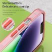 iPhone 16 MagSafe Frosted Translucent TPU + PC Case - Red, Full Coverage - 7
