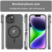 iPhone 16 Plus MagSafe Frosted Translucent TPU PC Case - Black - 2
