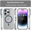 iPhone 16 Pro MagSafe Frosted Translucent TPU PC Case Dark Blue - 2