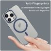 iPhone 16 Pro MagSafe Frosted Translucent TPU PC Case Dark Blue - 4