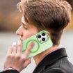 iPhone 16 Pro MagSafe Frosted Translucent TPU PC Case - Green - 6