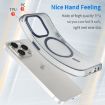 iPhone 16 Pro Max MagSafe Frosted Translucent TPU PC Case Dark Blue - 3