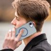iPhone 16e MagSafe Frosted Translucent TPU PC Case Dark Blue - 8