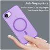 iPhone 16e MagSafe Frosted Translucent TPU PC Case - Dark Purple - 4