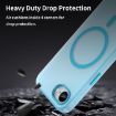 iPhone 16e MagSafe Frosted Translucent TPU PC Case Blue Full Coverage - 7