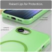 iPhone 16e MagSafe Frosted Translucent TPU PC Case - Green, Full Coverage - 5