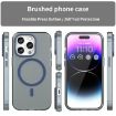 iPhone 14 Pro Max MagSafe Frosted TPU + PC Case Dark Blue Full Coverage - 2