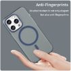 iPhone 14 Pro Max MagSafe Frosted TPU + PC Case Dark Blue Full Coverage - 4