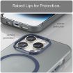iPhone 14 Pro Max MagSafe Frosted TPU + PC Case Dark Blue Full Coverage - 5