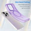iPhone 14 Pro Max MagSafe Frosted TPU + PC Case Dark Purple Cover - 3