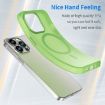 iPhone 13 Pro Max MagSafe Frosted Translucent TPU PC Case - Green - 3