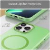 iPhone 13 Pro Max MagSafe Frosted Translucent TPU PC Case - Green - 5