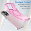 iPhone 13 Pro Max MagSafe Frosted Translucent Pink TPU PC Case - 3