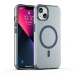 iPhone 13 MagSafe Frosted Translucent TPU PC Case - Dark Blue Cover - 1