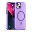 iPhone 13 MagSafe Frosted Translucent TPU PC Case - Dark Purple - 1