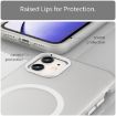 iPhone 12 MagSafe Frosted Translucent TPU PC Full Coverage Case White - 5