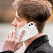 iPhone 12 MagSafe Frosted Translucent TPU PC Full Coverage Case White - 8