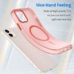 iPhone 12 MagSafe Frosted Translucent TPU PC Full Coverage Case Red - 3