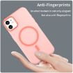 iPhone 12 MagSafe Frosted Translucent TPU PC Full Coverage Case Red - 4