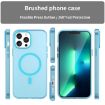 iPhone 12 Pro Max MagSafe Frosted Translucent Blue TPU PC Case - 2