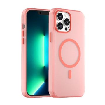 iPhone 12 Pro Max MagSafe Frosted TPU + PC Case Red Full Coverage - 1