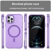 iPhone 12 Pro MagSafe Frosted Translucent TPU PC Case Dark Purple - 2