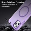 iPhone 11 Pro Max MagSafe Frosted Translucent TPU PC Case Dark Purple - 7