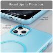 iPhone 11 Pro Max MagSafe Frosted Translucent TPU PC Case - Blue - 5